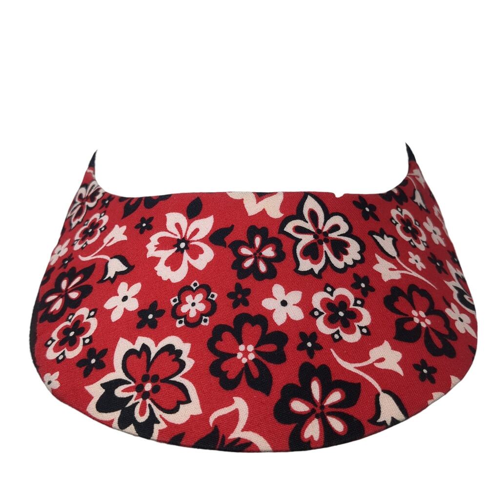 No Headache Sun Visor Hat Multicolor One Size Adjustable Lightweight Floral